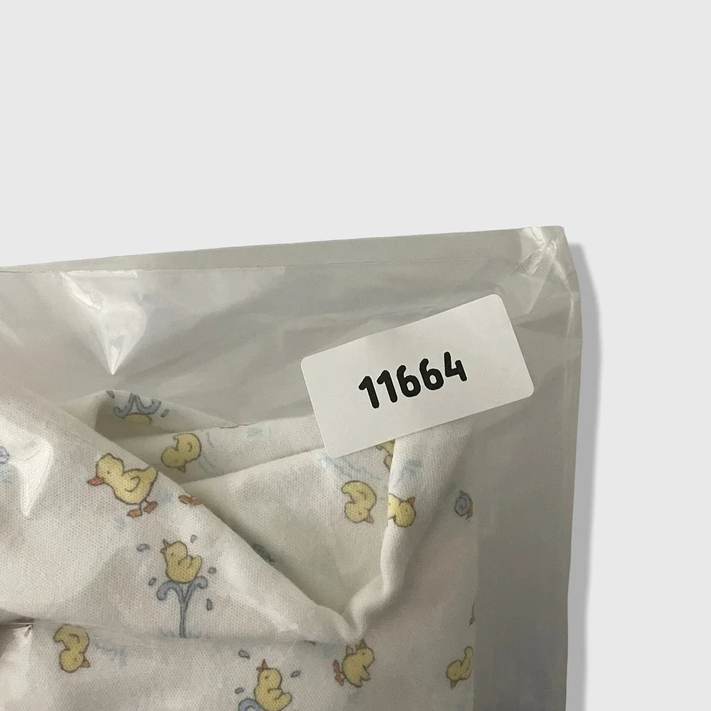 Carter's Footed Sleeper Baby 3-6M‎ White Yellow Duck Print Vintage Aesthetic